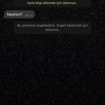 WhatsApp Şüpheli Mesaj Bildirimi