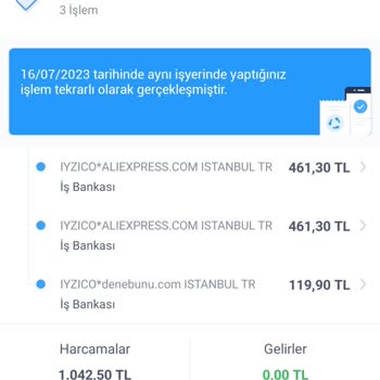 Aliexpress Siparişimi İptal Gözükmesine Rağmen Ücret Tahsili!