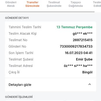 Trendyol Express Kargo Getirmiyorlar, Transfer Merkezinde Yazıyor