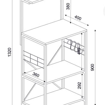 Bambeds Mobilya Ölçüleri Tutmayan Çok Amaçlı Raf!