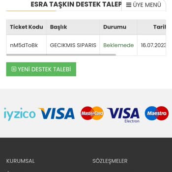 YKMkitap Gecikmiş YKM Siparişi