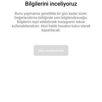 Instagram Hesabın Askıya Alınması