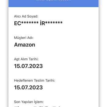 AGT Kurye'nin Keyfi Kargo Rehin Tutması