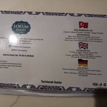 Lokum Sarayı Evrenpark Dinlenme Tesisleri'nde Kalitesiz Kaymaklı Lokum