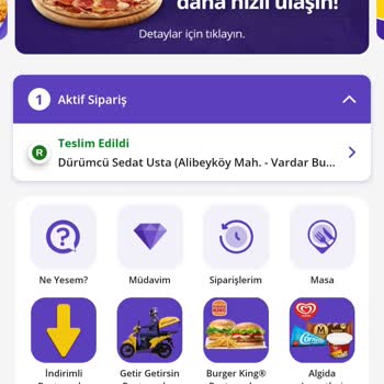GetirYemek Siparişlerim Bana Teslim Edilmemesi ve Ücretinin İade Edilmemesi