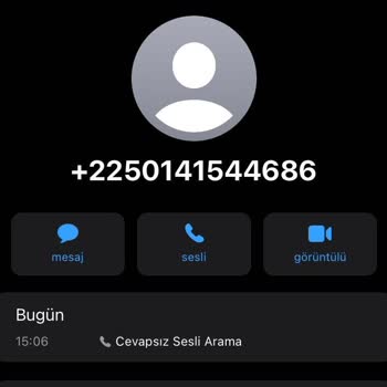 WhatsApp'tan Yabancı Yurt Dışı Numaranın Araması