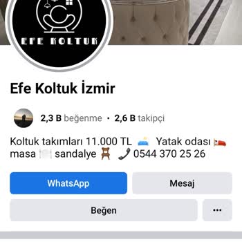 Efe Mobilya İzmir Kirik Yırtık Koltuk Baza