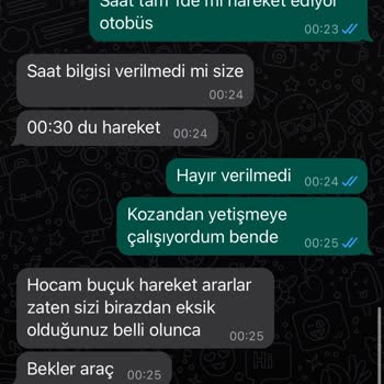 Nova Tour Yokluğumuzu Fark Etmeden Hareket Saatinden 30 Dakika Önce Çıktılar