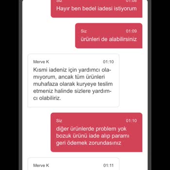 Yemeksepeti Bozuk Ürün Gönderip Bedel İadesi Yapmamaları