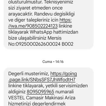 Vestel Kcmi 98142 Wıfı Çamaşır Makinem Sürekli Aynı Arızayı Veriyor