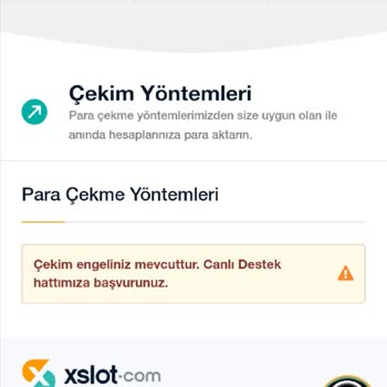 Xslot Pişmanlık Yatırım Yapmayın