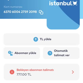 BELBİM (İstanbulkart) Hsm Servis Hatası