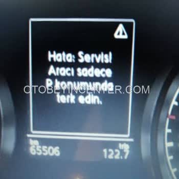 Skoda DSG Şanzıman P Konumunda Terk Et Hatası