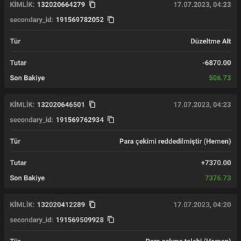 Pashagaming'de Kazandım Ama Çekim Talebi İptal Edildi
