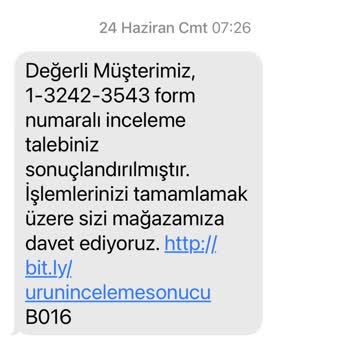 İpekyol İade Talebimin Reddi