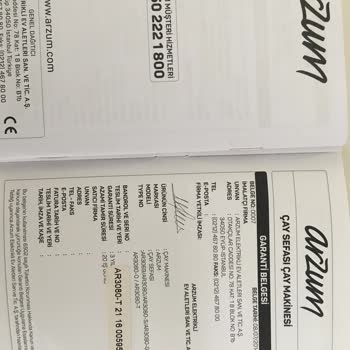 Arzum Garantili Ürünün Üretimden Kaynaklı Sorunun Müşteriye Yüklenmesi