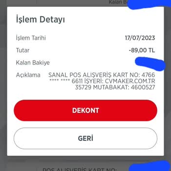 Cvmaker.com.tr Hesaptan Habersiz Para Çıkışı