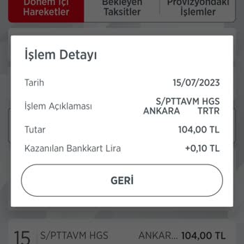 HGS Yüklemesi Etikete Yansımıyor.