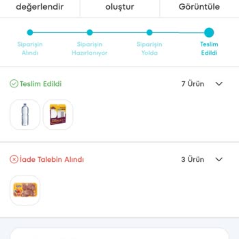 A101 Kapıda İade Ücretim Verilmedi