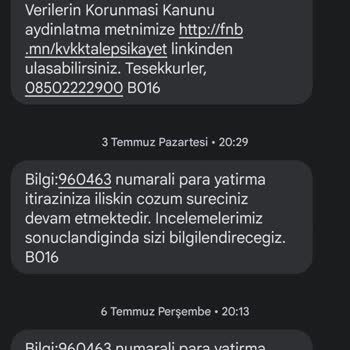 QNB Finansbank ATM Para Sıkışması İade Talebi
