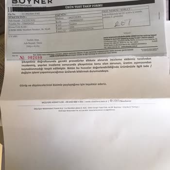 Skechers Ayıplı Ürününün Sahiplenilmemesi