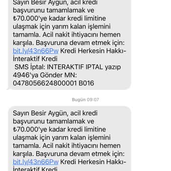 İnteraktif Kredi Mağduriyetimin Giderilmesini Talep Ediyorum!