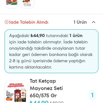 A101 Kapıda Yapılan Alışverişte Eksik Ürünün Para İadesi Yapılmadı