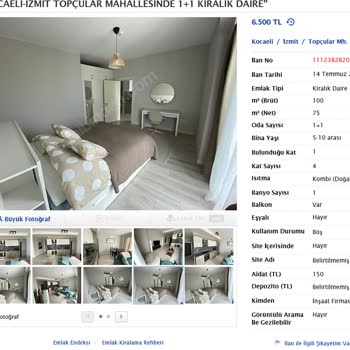 Sahibinden.com Ev Kiralama