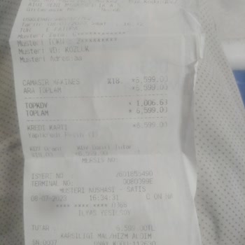 A101 Çamaşır Makinesi Teslimat Sorunu