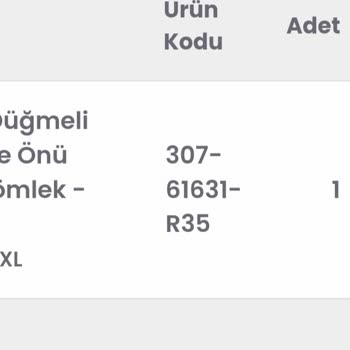 ModaŞifa Teslim Edilmeyen Sipariş