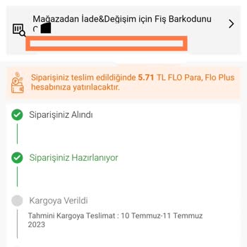 FLO Ayakkabı FLO Sipariş Teslim Etmeme