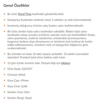 Trendyol'dan Aldığım Diesel Saat Su Geçirmezlik Sorunu Yaşıyor