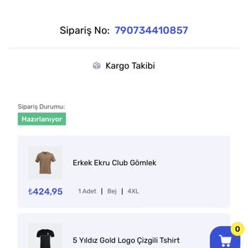 Fenerium Siparişimi Kargolamıyor Acil Çözüm İstiyorum