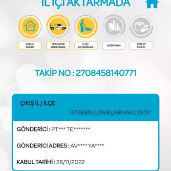 Epttavm 8 Aydır Teslim Edilmeyen Kayıp Kargom