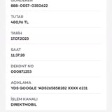 Akbank Bilgim Dışında YDS Google'dan Hesabımdan Para Çekildi