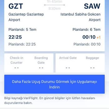 Pegasus PC-2409 04.07.2024 Tarihli Uçuş Sorunu