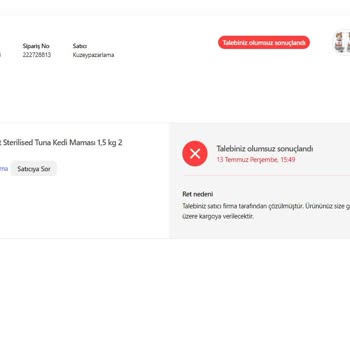 Zonguldak Kuzey Pazarlama Ve Hepsiburada Kedi Maması Sorunu