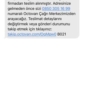 Octovan Express Kargo Ve İletişim Problemi