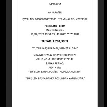 Epttavm'den Siparişimin Ücreti Kesildiği Halde Sipariş Onaylanmadı.