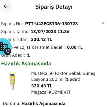 KozmeVit Parası Alınmasına Karşın Ürün Kargoya Verilmiyor.