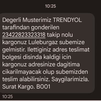 Sürat Kargo/Lüleburgaz Şubesi Artık Ayağına Hizmet Bekliyor!