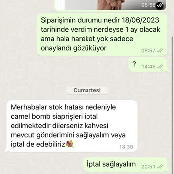 OZSARICAM Ozsaricam Kargo Sorunu