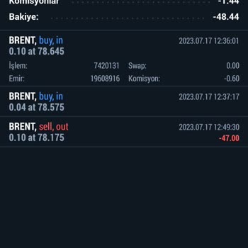 VLC Capital Her İşlem Zarar