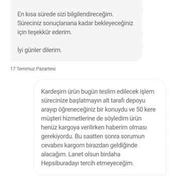 Hepsiburada.com Mağdur Etti!