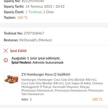 Trendyol Teslim Edilmeyen Siparişin Para İadesi