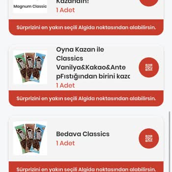 Algida Hediye Dondurmaları Alamıyorum