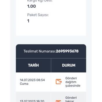 Sürat Kargo Ben Evdeyken Ulaşamamışlar. Şubeye Gelin Diyorlar