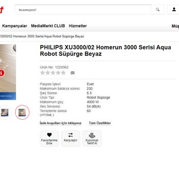 Philips Robot Süpürge Çok Kötü, Media Markt Yalan Söylüyor