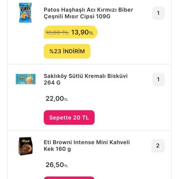 Migros Sanal Market Sipariş Sorunu