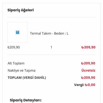 Nedefit Parasını Verilen Ürünümün Kargosunu Yollamıyor